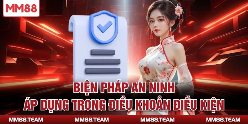Biện pháp an ninh áp dụng trong điều khoản điều kiện